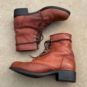 Vintage Ariat Brown Leather Boots Men’s Size 10.5